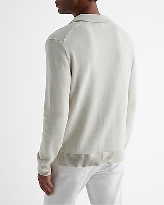 Cotton Johnny Collar Sweater