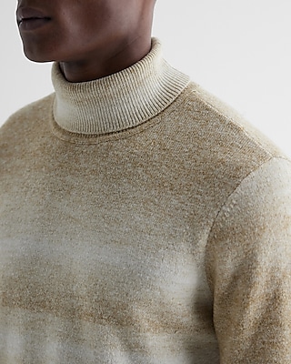 Ombre Cotton-Blend Turtleneck