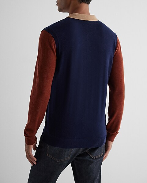Tek Gear Color Block Solid Purple Sweatshirt Size L - 60% off