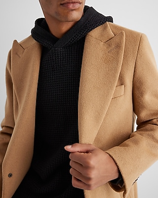 Waffle Knit Hooded Sweater