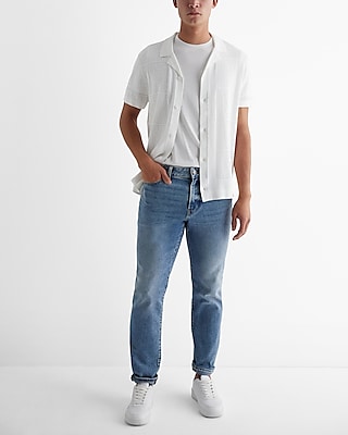 Patchwork Pointelle Cotton-Blend Sweater Polo
