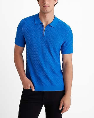 トップス orimi 24ss GLITTER KNIT POLO Womens Leith Merino Script Short Sleeve Sweater - Lightweight Wool