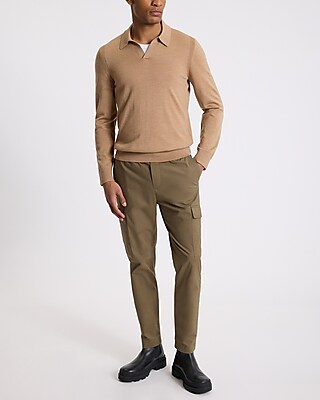 Johnny Collar Merino Wool Sweater Polo