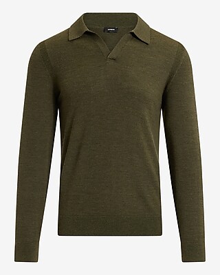 Johnny Collar Merino Wool Sweater Polo