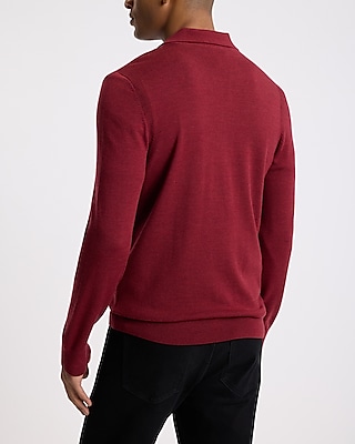 Johnny Collar Merino Wool Sweater Polo