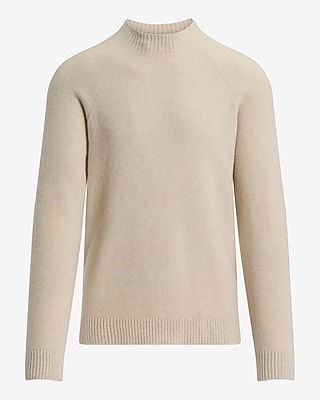 Relaxed Felted Mock Neck Sweater