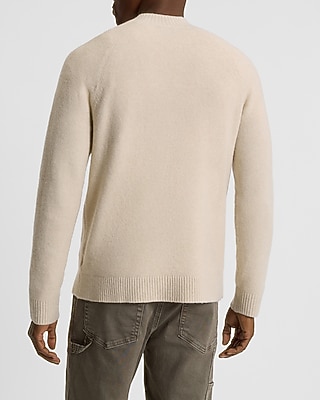 Relaxed Felted Mock Neck Sweater