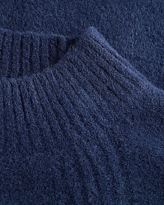 Felted Mock Neck Sweater | Express