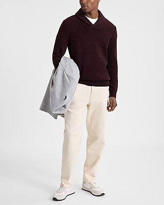 Shawl Neck Pullover Sweater
