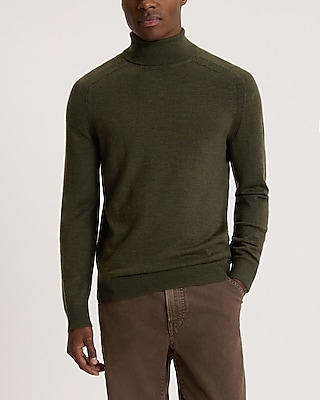 Merino Wool Turtleneck Sweater