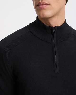 Quarter Zip Merino Wool Sweater | Express