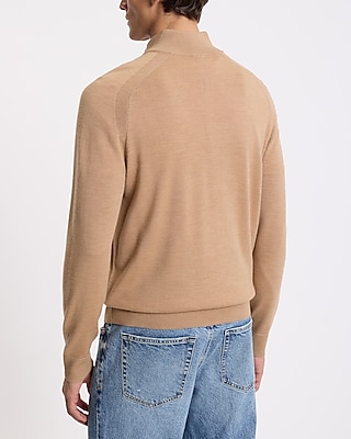 Quarter Zip Merino Wool Sweater