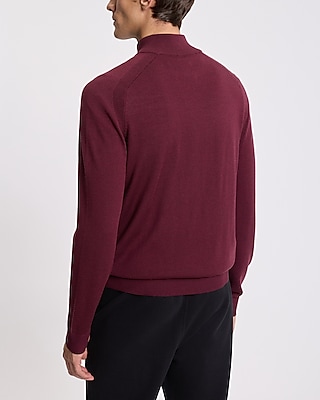Quarter Zip Merino Wool Sweater