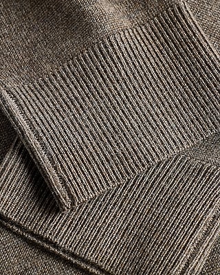 Quarter Zip Merino Wool Sweater