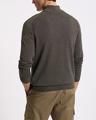 Quarter Zip Merino Wool Sweater