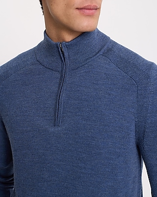 Quarter Zip Merino Wool Sweater