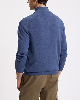 Quarter Zip Merino Wool Sweater