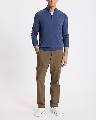 Quarter Zip Merino Wool Sweater