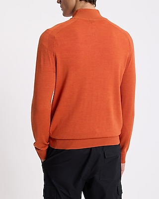 Quarter Zip Merino Wool Sweater