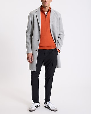 Quarter Zip Merino Wool Sweater