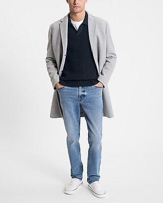 Waffle Knit Johnny Collar Sweater - image 4