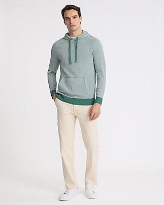 Striped Cotton Hoodie Sweater | Express
