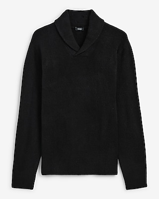 Felted Shawl Neck Sweater