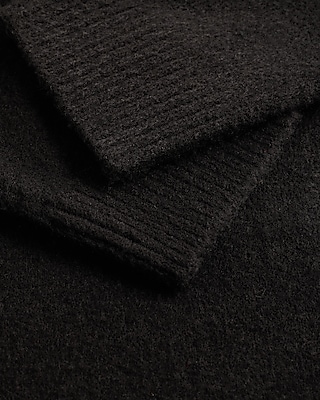 Felted Shawl Neck Sweater