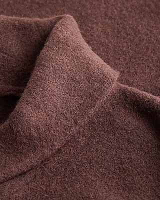 Felted Shawl Neck Sweater