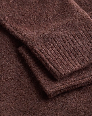 Felted Shawl Neck Sweater