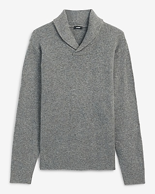 Felted Shawl Neck Sweater