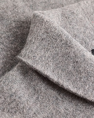 Felted Shawl Neck Sweater