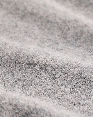 Felted Shawl Neck Sweater