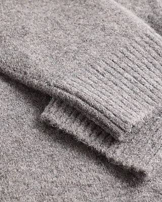 Felted Shawl Neck Sweater