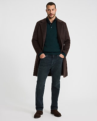 Textured Snap Mock Neck Sweater