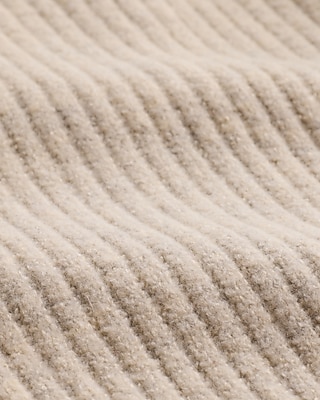 Textured Snap Mock Neck Sweater