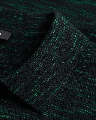 Space Dye Johnny Collar Everyday Performance Merino Wool Sweater Polo