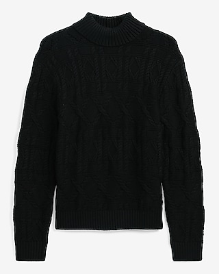 Cable Knit Turtleneck Sweater | Express
