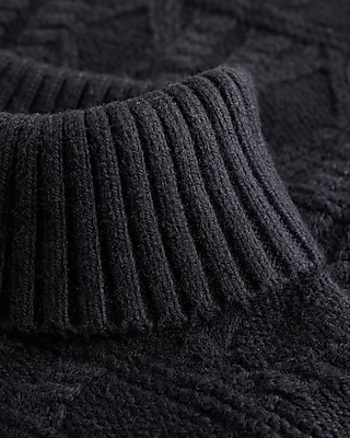 Cable Knit Turtleneck Sweater