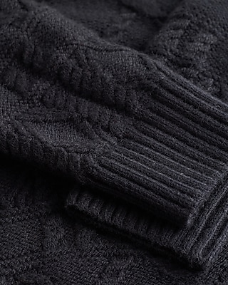 Cable Knit Turtleneck Sweater