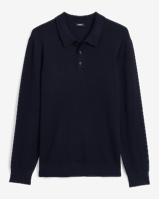 Luxtouch Long Sleeve Sweater Polo