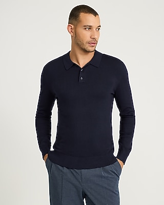 Luxtouch Long Sleeve Sweater Polo