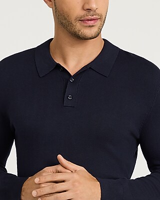 Luxtouch Long Sleeve Sweater Polo