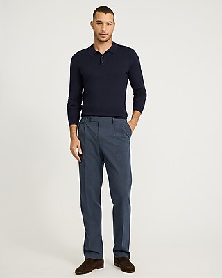 Luxtouch Long Sleeve Sweater Polo