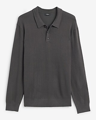 Luxtouch Long Sleeve Sweater Polo