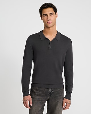 Luxtouch Long Sleeve Sweater Polo
