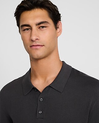 Luxtouch Long Sleeve Sweater Polo