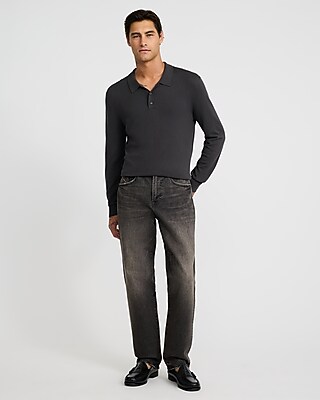 Luxtouch Long Sleeve Sweater Polo