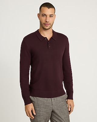 Luxtouch Long Sleeve Sweater Polo