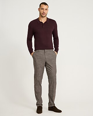 Luxtouch Long Sleeve Sweater Polo